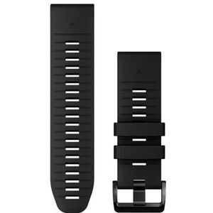 Garmin Fenix/Epix, QuickFit Horlogeband, Siliconen, 26mm, Zwart