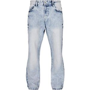 Southpole Heren Streaky Basic Denim Regular Fit Jeans, Lt.sand Blue, 32-34