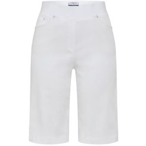 Raphaela by Brax Pamina Bermuda Super Light Cotton Bermuda, wit (99), 27W / 32L