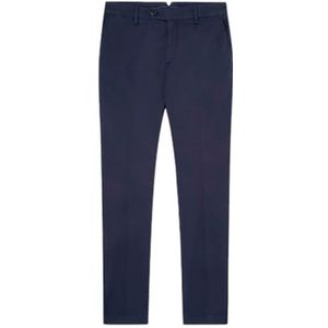 Hackett London Heren linnen multi streep broek, blauw (Navy Blazer), 40W/28L, Blauw (marine Blazer), 40W x 28L