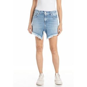 Replay Mini-jeansrok voor dames, 010, lichtblauw, 23W