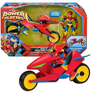 Power Players, Deluxe voertuig met figuur, functioneel voertuig, scharnierfiguur, willekeurige modellen, speelgoed voor kinderen vanaf 4 jaar, PWW00