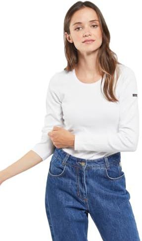 Armor Lux Annaïg Sweatshirt voor dames, Wit, 40