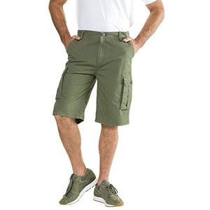JP 1880 Cargobermuda voor heren, Kaki, 34W x 32L