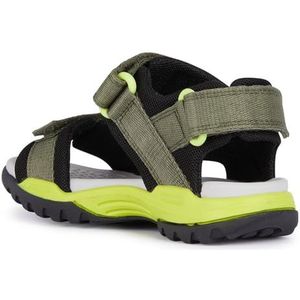 Geox J Borealis Boy E Sandalen voor jongens, Leger., 35 EU