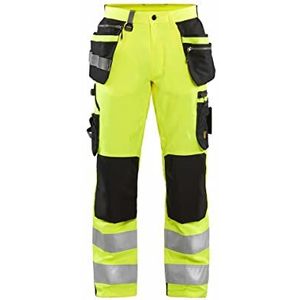 Blaklader 159218183399D116 doorzichtige broek met stretch, geel/zwart, maat D116