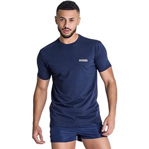 Gianni Kavanagh marineblauw, kern-T-shirt, L heren