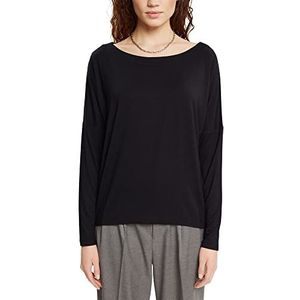 ESPRIT T-Shirt dames 122ee1k307,001/Black,XL