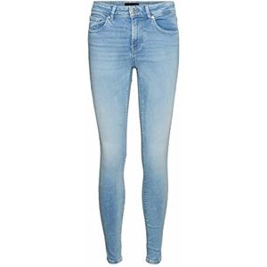 Vero Moda VMLUX MR Slim RI371 GA NOOS Jeans voor dames, blauw (light blue denim), L