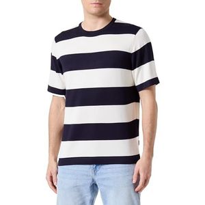 ONSWYLER Life REG 14 SS Stripe Knit, navy, XS
