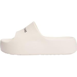 Tommy Jeans - Tjw En0en02763 - Platte Glijbaan voor Zwembad - Beige - Teenslippers