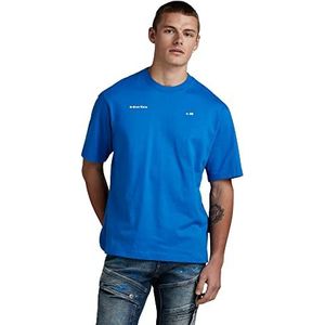 G-STAR RAW Heren Unisex Boxy Base T-shirt, blauw (Lapis Blue C336-D610), L, Blauw (Lapis Blue C336-d610), L