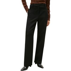 Tommy Hilfiger Vrouwen Punto Relaxed Straight Pant WW0WW48357 andere casual broek, zwart, 32, Zwart (zwart), 32W
