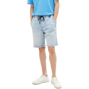Tom Tailor Denim bermuda jeans shorts heren 1035516,10118 - Used Light Stone Blue Denim,XXL