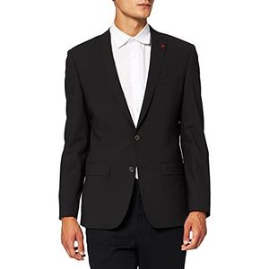 Roy Robson Slim Fit heren kostuumjas, zwart (1), 52