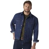 Wrangler - Ongevoerd Spijkerjack - Denim - Heren - Westerse Stijl