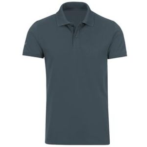 Poloshirt - Antraciet - 100% Katoen - Korte Mouwen