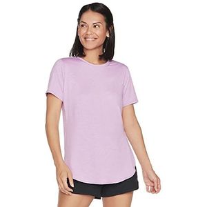Skechers Godri Swift Tunic Tee T-shirt voor dames, Afrikaans violet, M