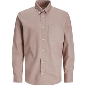 Overhemd - Effen - Katoen - Lange Mouw - Regular Fit