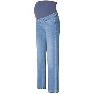 ESPRIT Maternity Damesbroek Denim Over The Belly Straight Jeans, Medium Wash-960, 34/32