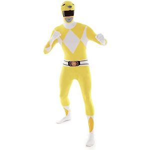 Morphsuits Power Rangers Morphsuit kostuum voor volwassenen, geel, XXL UK