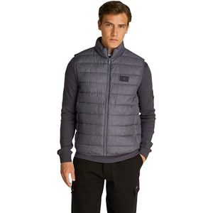 Calvin Klein - Nylon Puffer Vest - Blauw - Nylon - Lichtgewicht Isolatie