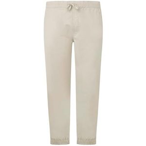 Pepe Jeans Heren Pull On Cuffed Smart Pants Trouser, Beige ((Buff Beige), 31W, Beige (Buff Beige), 31W