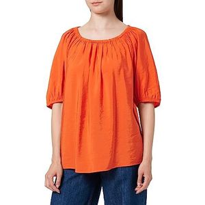 s.Oliver dames blouse korte mouwen, Orange, 40