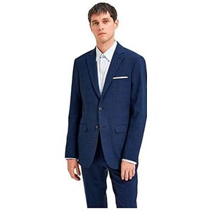 SELETED HOMME Slhslim-Oasis Linen BLZ Noos Colbert voor heren, navy, 46