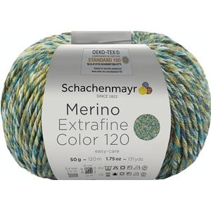 Schachenmayr Merino Extrafine 120 Color, 50 g olijfgoud breigaren