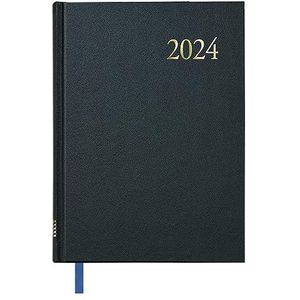 Dohe - Kalender 2024 in het Catalaans - Weekoverzicht - Medium: 14 x 20 cm - 144 pagina's - Ingenaaide omslag - Hardcover - Zwart - Model Segovia