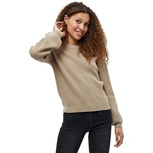Desires Dames DITA trui met ronde hals, Cobblestone, XXL