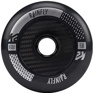 Sconosciuto K2 Rainfly 110 mm – 4 stuks rollen voor skates uniseks volwassenen, zwart