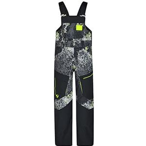 Ziener AKANDO-BIB Skibroek, sneeuwbroek | bretels, waterdicht, warm, Galaxy Print, 164