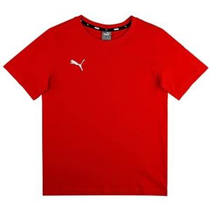 PUMA Jungen T-shirt teamGOAL 23 Casuals Tee Jr, Red, 128, 656709