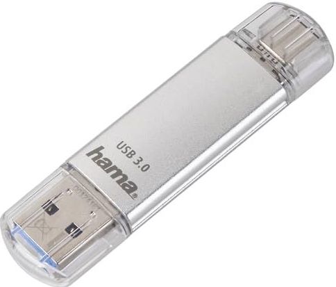Hama C-Laeta USB flash drive 32 GB USB Type-A / USB Type-C 3.2 Gen 1 (3.1 Gen 1) Zilver