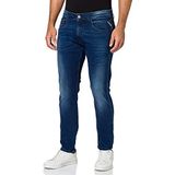 Replay Heren Jeans Anbass Slim-Fit met Power Stretch, Blauw (Dark Blue 007), 31W / 30L, donkerblauw 007, 31W / 30L