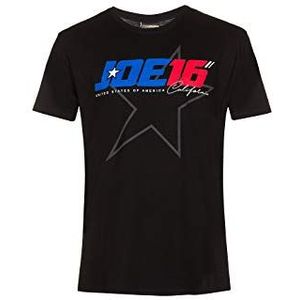 Vr46 Joe Roberts T-shirt voor heren, zwart, XXL