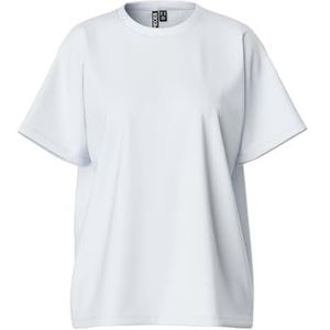 PIECES Pcskylar Ss Oversized Tee Noos T-shirt voor dames, wit (bright white), L