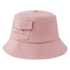 SEALSKINZ Lynford Waterdichte vrouwen Canvas Bucket Hat Roze Vrouwen Hoed, roze, S-M
