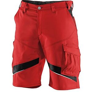 Kübler 24505365-97-40 Shorts Activiq maat 40 in antraciet 60 Mittelrot/Schwarz