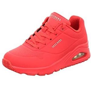 Skechers Uno Stand On Air dames Sneaker, Rood Rood Durabuck Rood, 38 EU