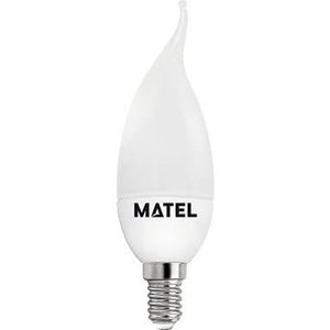 Matel Bomb, LED-kaars, E14, 8 W, koud wit