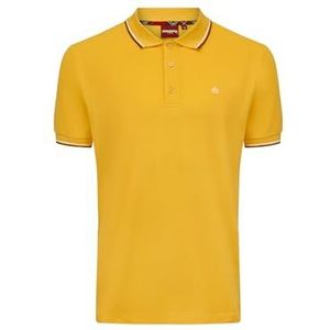 Merc of London Heren Card Classic poloshirt in Ochre, XXX-Large, Oker, 3XL