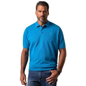 JP1880 Heren grote maten grote maten Menswear L-8XL poloshirt, buikfit, basic, halve mouw, piqué, XXL tot 10XL