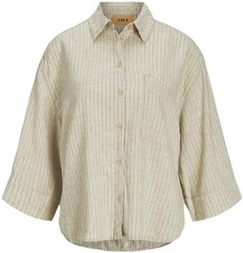 Breeze - Summer JJXX - T-shirt - Groen - Viscose/Linnen