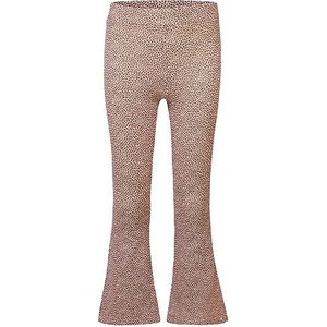 Noppies Atoka Flared Fit allover print leggings voor meisjes en meisjes, Oxblood Rood - P792, 98 cm
