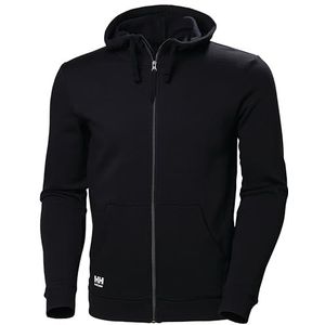 Helly-Hansen Classic Zip Hoodie voor heren, 990 zwart, 2XL, 990 zwart, XX-L