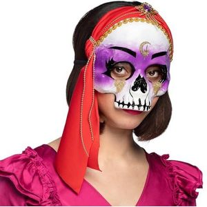 Boland 72372 - Masker boze waarzegster, verkleedmasker voor kostuums, Halloween, carnaval en themafeesten