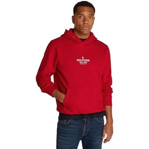 Tommy Hilfiger Trui Hoodie voor heren, Medium Rood, M